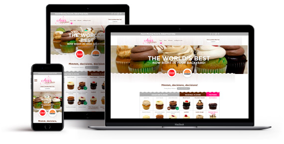 Ava's Cupcakes Responsive Website Design