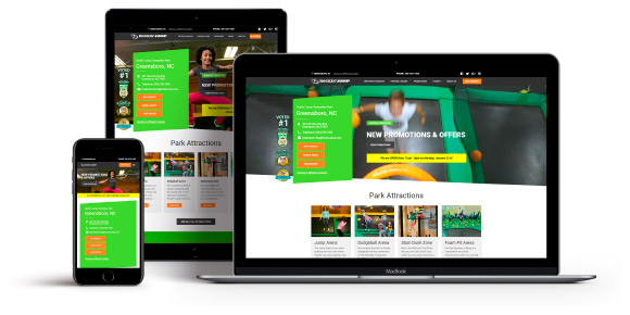 Rockin Jump Responsive Website
